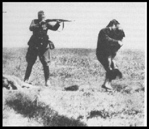 Einsatzgruppen Murder a woman and her child