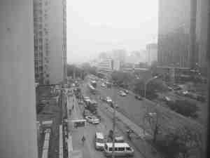 Guangqu Rd, vue de ma fenêtre